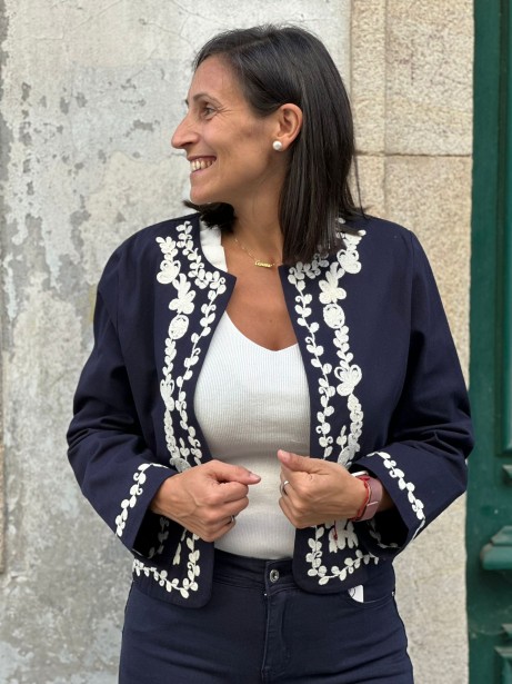 CHAQUETA MORENI AZUL