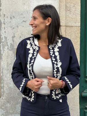 CHAQUETA MORENI AZUL