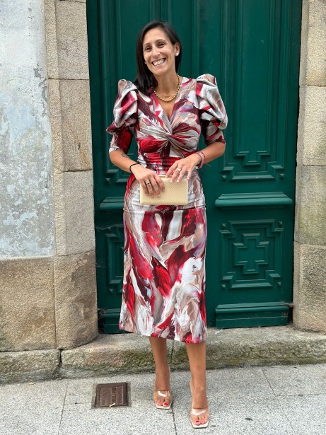 VESTIDO LEONOR ROJO