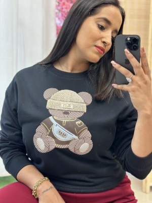 SUDADERA OSO NEGRA