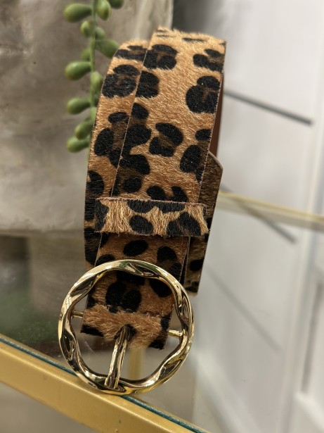 CINTO LEOPARDO PELO