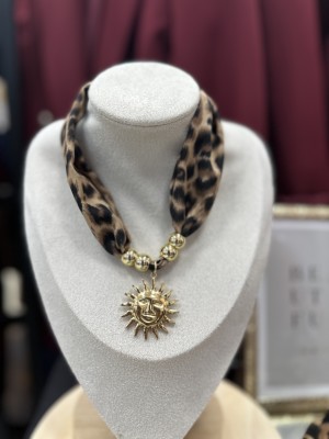 COLLAR SOL LEOPARDO